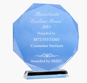 MTI Systems Receives 2013 Massachusetts Excellence Award